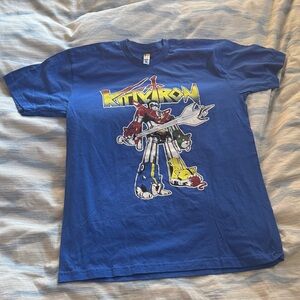 Blue Voltron Graphic T-Shirt (Kittytron)